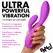 BANG! Fleksibilni rabbit vibrator sa dva motora, ljubičasti, 19.5 cm, vodootporan