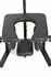 XR Brands Pleasure Throne Adjustable Support Chair Black Vegan Leather