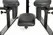 XR Brands Pleasure Throne Adjustable Support Chair Black Vegan Leather
