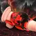 XR Brands Hell Hound Silicone Red Ball Ring & Stretcher, 88.9 mm