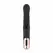 Rosy Gold Rabbit vibrator sa funkcijom potiskivanja crni 13cm USB punjivi