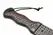 XR Brands Scottish Tawse Black, veganski kožni pljeskač za BDSM, 45 cm