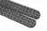 XR Brands Scottish Tawse Black, veganski kožni pljeskač za BDSM, 45 cm