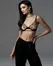 Obsessive Vila Blanes Elegant Lace Bra Black - Gold Detail, Adjustable Fit M/L