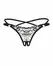 Obsessive Vila Blanes Mesh Crotchless Thong Black Gold Embroidery XS/S