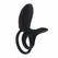Playboy Just Right Black Dual Silicone Vibrating Ring System