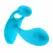 Evolved Novelties Wear Me Out vibrator sa dva motora tirkizni