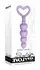 Evolved Novelties Sweet Treat silikonske kuglice u obliku srca, ljubičaste, 19 cm