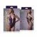 Renee Lace Open Crotch Bodysuit Purple - Elegant Strappy Design