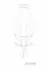 Renee Body Set White - Elegant Open Design, Floral Lace, Elastic Fit
