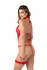 Rene Rofe Renee Open Design Body Red - Soft Stretchy Lingerie Set