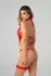 Renee Intimate Body Open Design Set Red Soft Stretch Fabric