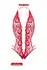 Renee Intimate Body Open Design Set Red Soft Stretch Fabric