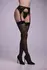 Glorious Anti-Ladder Stockings Black - Reinforced Suspender Model