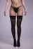 Glorious Stay-Up Stockings Black with Anti-Ladder System by Stay Up