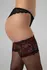 Exclusive Love Me More Stay-Up Stockings Black 15 Denier with Lace Top