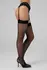 Obsessive Garter Stockings Neutral Band Black Universal Size