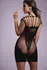 Riana Glitter Dress Black - Elegant Shimmering Eveningwear by Dreamgirl