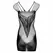 Riana Glitter Dress Black - Elegant Shimmering Eveningwear by Dreamgirl
