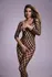 Passion Safiya Fishnet Bodystocking, Open Design, Black, One Size