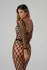 Passion Safiya Fishnet Bodystocking, Open Design, Black, One Size