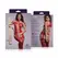Passion Jasmina Red Bodystocking with Garter Effect, Universal Size