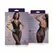 Passion Amara Black Bodystocking with Floral Lace, Crotchless, XS-XL
