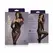 Obsessive Vaera Black Full-Body Catsuit with Decorative Patterns