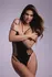 Obsessive Jezzy Body - Black, Elegant Patterned Lingerie