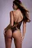 Amorelie Stretch Fishnet Bodysuit Black - Flexible Mesh Design
