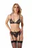 Be Wicked Axelle 3-Piece Lace Lingerie Set with Decorative Openings