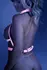 Fantasy Lingerie Strapped In Adjustable Harness Top Pink S/M