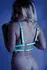 Fantasy Lingerie Buckle Up Harness Top Blue Adjustable O-Ring Design