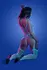 Fantasy Lingerie Timelapse Bodystocking White/Blue Glow-in-the-Dark