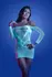 Fantasy Lingerie Ascension Long Sleeve Dress White-Blue Elegant Design