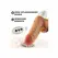 Blush Novelties Dr. Hammer Beige intimna mašina sa potiskom 17.7 cm
