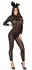 Playboy Lingerie Bunny 2-Piece Costume Set Black - Iconic Logo & Ears