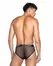 Playboy Lingerie Men’s Dark Room Black Briefs with Logo Waistband