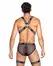 Playboy Lingerie Dark Room Adjustable Harness for Men with Metal Accents