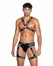 Playboy Lingerie Dark Room Men’s Adjustable Harness Black