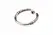 XR Brands Stainless Steel Glans Ring Silver - Precision Comfort Fit