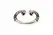XR Brands Stainless Steel Glans Ring Silver - Precision Comfort Fit