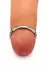 XR Brands Stainless Steel Glans Ring Silver - Precision Comfort Fit