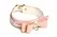 XR Brands Kitty Pink Bondage Set Vegan Leather Gold Accents Adjustable