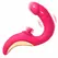 XR Brands Tease & Please Dual-Motion Pink Intimate Device, USB, Silicone