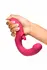 XR Brands Tease & Please Dual-Motion Pink Intimate Device, USB, Silicone