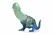 XR Brands Jurassic Series silikonski praistorijski model zeleno plavi L