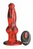 XR Brands Hel-Wolf intimni vibrator sa funkcijom potiskivanja crveno/crni