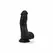 EasyToys silikonski crni intimni model sa postoljem 12 cm