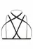 Bijoux Indiscrets Fia Strappy Harness Bralette Black elegantni podesivi remenčići za senzualan izgled